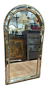Vintage Hollywood Regency Venetian Style Wall Mirror Made In Spain 23 X 43 