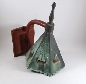 Antique Copper Arts And Crafts Gothic Porch Light Wall Sconce Electric