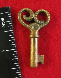 Brass Skeleton Key Genuine Petite Solid Barrel Vintage More Exotic Keys Here