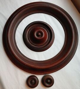 Walnut Antique Moldings Circle Bullseye Off Victorian Bed Architecture