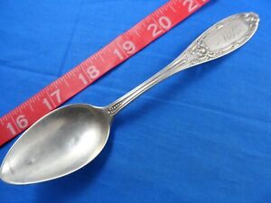 Antique Coin Silver 6 1 8 Jenny Lind Albert Coles 1850 Spoon