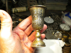 1900s Very Ornate Sterling Chalice Goblet N0 2