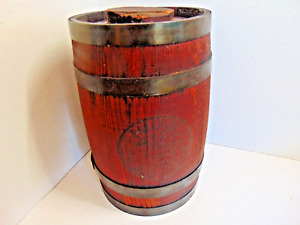 Vintage California Kadota Figs Wooden Cask Keg Barrel