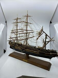 The Cutty Sark 1869 Wooden Tall China Clipper Ship Model 22 Fully Built Used