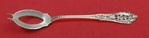 Rose Point By Wallace Sterling Silver Olive Spoon Ideal 5 3 4 Custom Made
