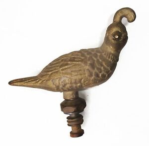 Antique Vintage Collectible Heavy Solid Brass Bird Faucet Spigot Handle