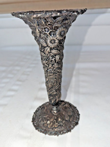Antique S Kirk Son Sterling Silver Vase Extremely Vase 8 0 10 Troy Oz