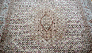 8 5 X 11 8 Silk Wool Hand Knotted Chinese Fish Design Oriental Rug