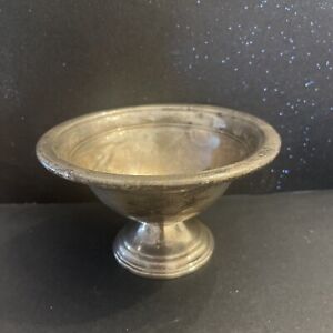 Vintage La Pierre Sterling Weighted Compote Pedestal Candy Dish