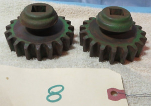 2 Vintage Industrial Machine Age Steel Cast Iron Gear Steampunk Altered Art