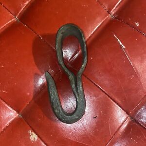 Antique Forged Iron Original Hook 6 Fast Free Shipping
