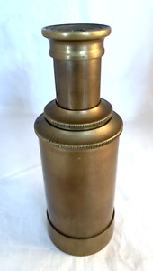 Antique Brass Nautical Maritime Spyglass Handheld Telescope 9 X 2 1 8 