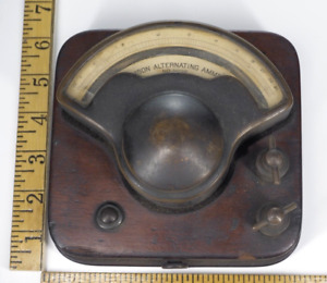 Thomson Alternating Ammeter Antique Electric Gauge Patent Date 1895