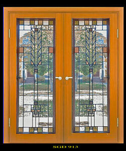 Beautiful Interior Doors Frank Lloyd Wright Style Glass Wow