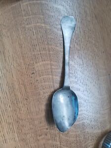 Pre Revolutionary War Coin Silver Spoon 1747 Maker Nc 