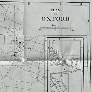 Antiquarian Plan Of Oxford