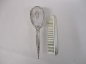 Vintage Saart Bros Sterling Silver Baby Brush Comb Set