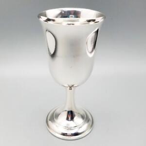 Silver Plated Goblet International Silver Co Wilcox 295 6 5 Tall