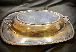 Antique Kenton Rodgers Silver Plate Covered Serving Dish