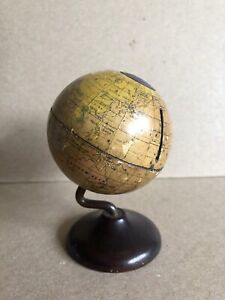 1925 29 Miller Bank Service Mini World Globe Bank Denoyer Geppert