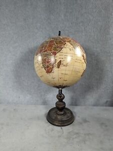 Vintage 15 Tall Globe Home Style Decor Earth Education Purpose For Map