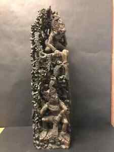 Bali Finely Carved Wood Sculpture Statue Ornate 27 