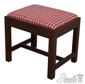 62691ec Colonial Williamsburg Chippendale Style Mahogany Footstool Ottoman