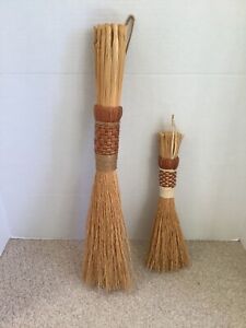Vintage Handcrafted Whisk Brooms Two