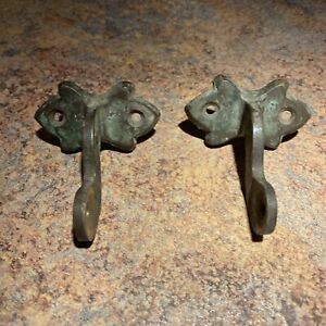  Vintage Brass Mounting Brackets Only As Shown Restoration Projects