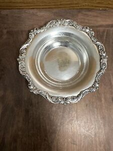 Poole Silver Co Epns Scalloped Serving Dish Silverplate 5004 Vintage