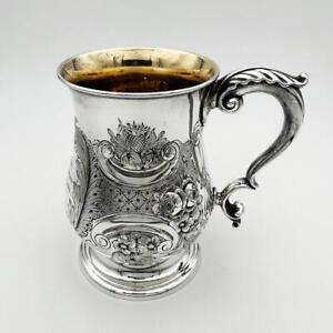 Elkington Co Mug Cup Silver Plate Victorian 1876 Crouch Hill Reservoir