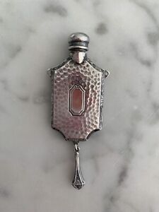 Antique Victorian Sterling Silver Chatelaine Perfume Bottle
