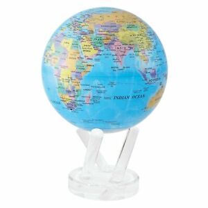 Political Map Blue Mova Globe 4 5 Spinning New