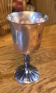 Vintage International Silver Co Art Deco Wine Chalice