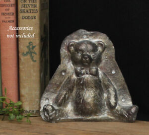 New Primitive Antique Style Resin Teddy Bear Mold Figurine 5 H X 5 5 W