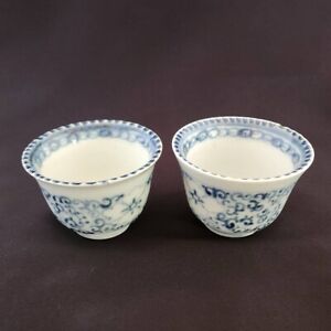 Antique Japanese Old Imari Ware Tea Cups Hand Painted Arabesque Dia 9cm 3 5inch