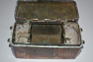 Sale Moro Bronze Betel Nut Box Early 1900s 6in Prov