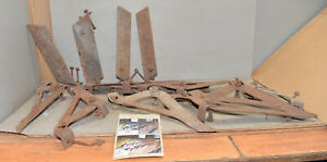 Antique 1800 S Ice Plow Horse Drawn Harvesting Sled Sleigh Scribe Early Tool Lot