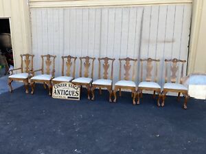 65119 Set Of 8 Century Furniture Chippendale Dining Chair S