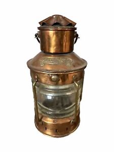 Antique Ankerlicht Brass Lantern 9 Nautical Maritime Oil Lamp
