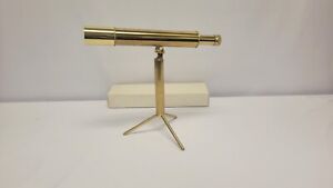Unitron 20x40mm Tabletop Brass Telescope Nautical 404c Vintage Japan