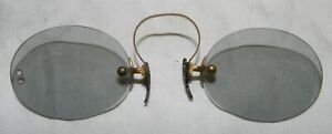 Vintage Pince Nez Sunglasses With Tinted Lenses