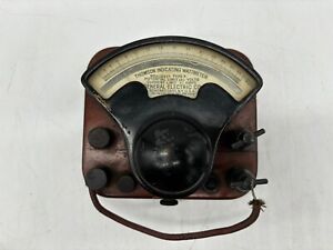General Electric Thomson Indicating Wattmeter 150 Volts 30 Amps Antique Meter