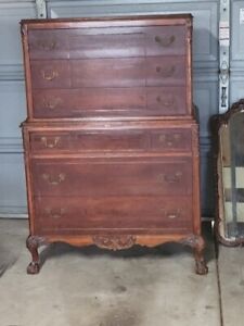 Vintage Chippendale Style Chest In Chest