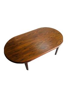 Scandinavian Rosewood Oval Coffee Table
