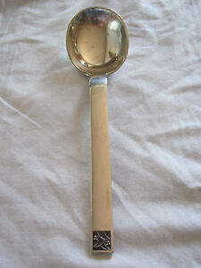 Evald Nielsen Denmark Silver 830 Pattern 33 Large Serving Spoon