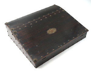 Fantastic Antique Victorian Rosewood Wood Gothic Writing Box Lap Desk