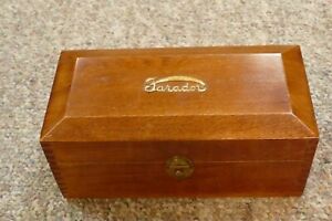 Antique Farador Thermo Magnetism Medical Quack Device Dovetailed Wooden Box