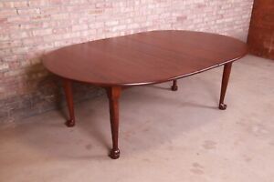 Stickley American Colonial Cherry Wood Extension Dining Table Newly Refinished
