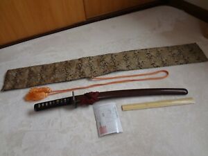 Rare Japanese Sword Wakizashi Katana Edo Samurai Tanto Vintage Not Sharpe